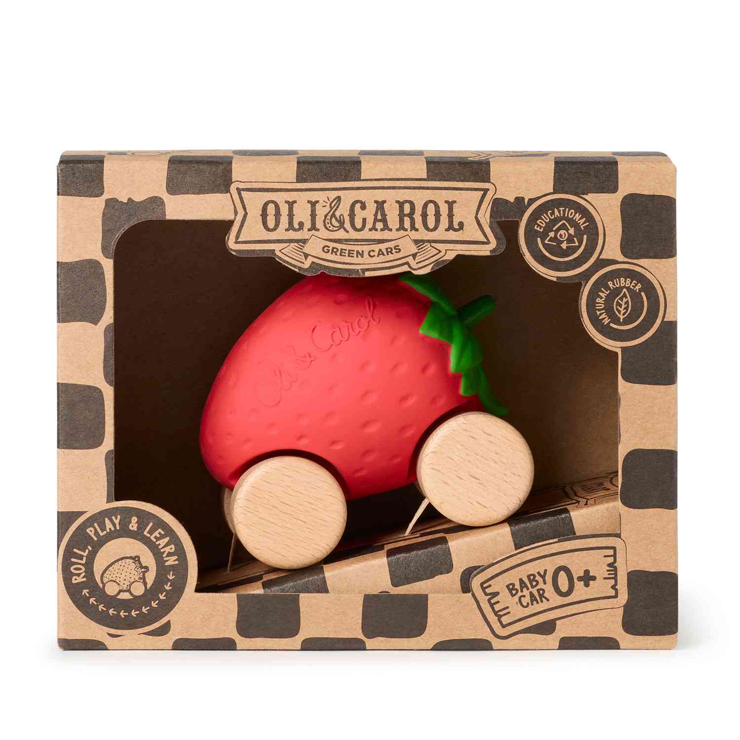 Jouet à rouler | Fraise