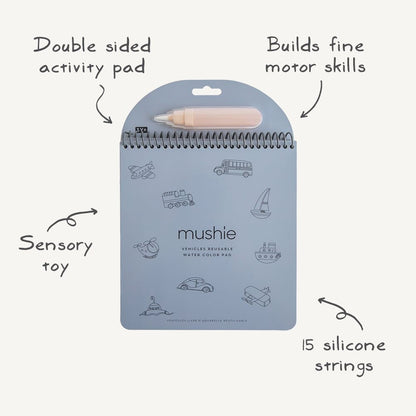 Livre de coloriage à l’eau I Véhicules