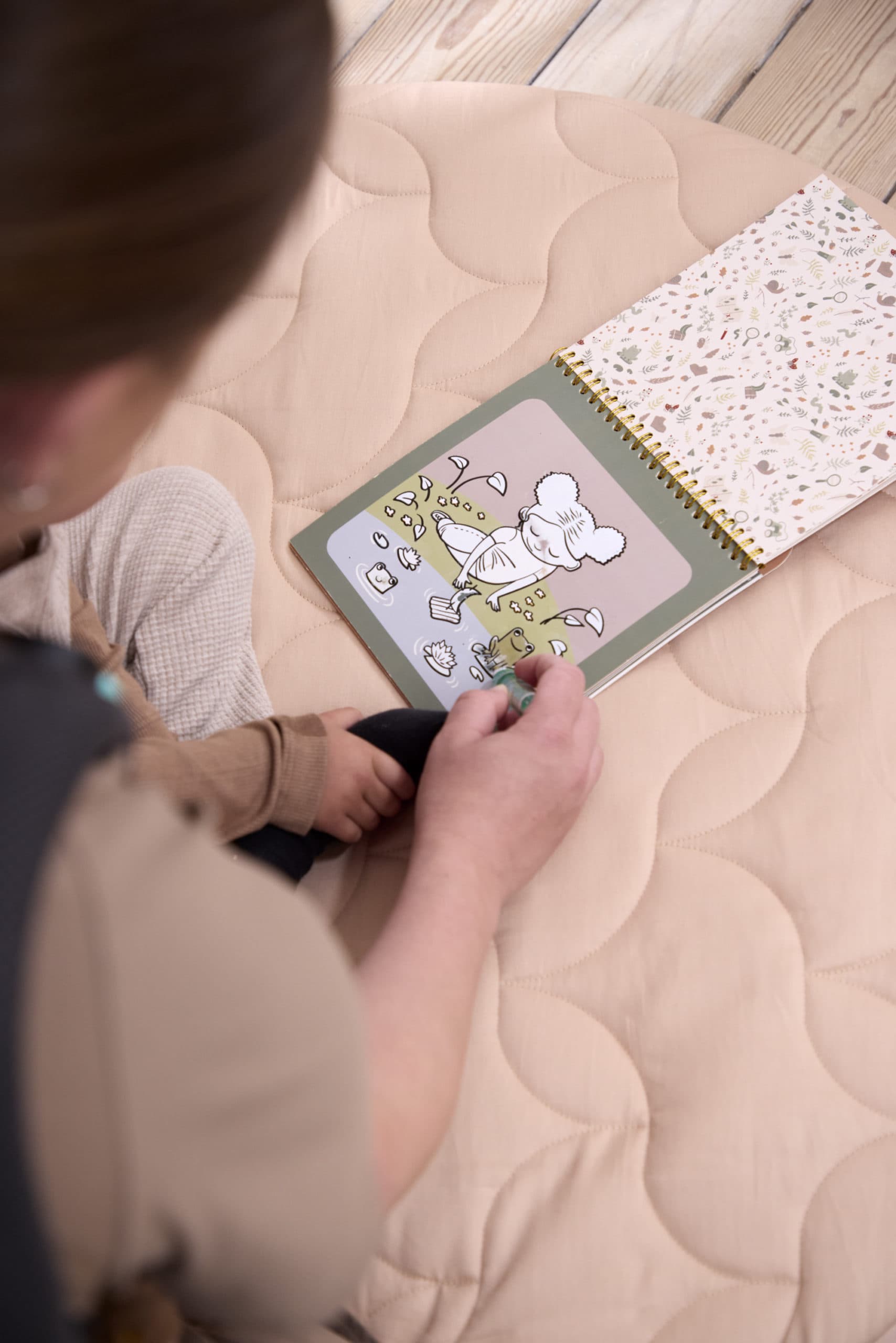 Livre de coloriage à l’eau I À la forêt