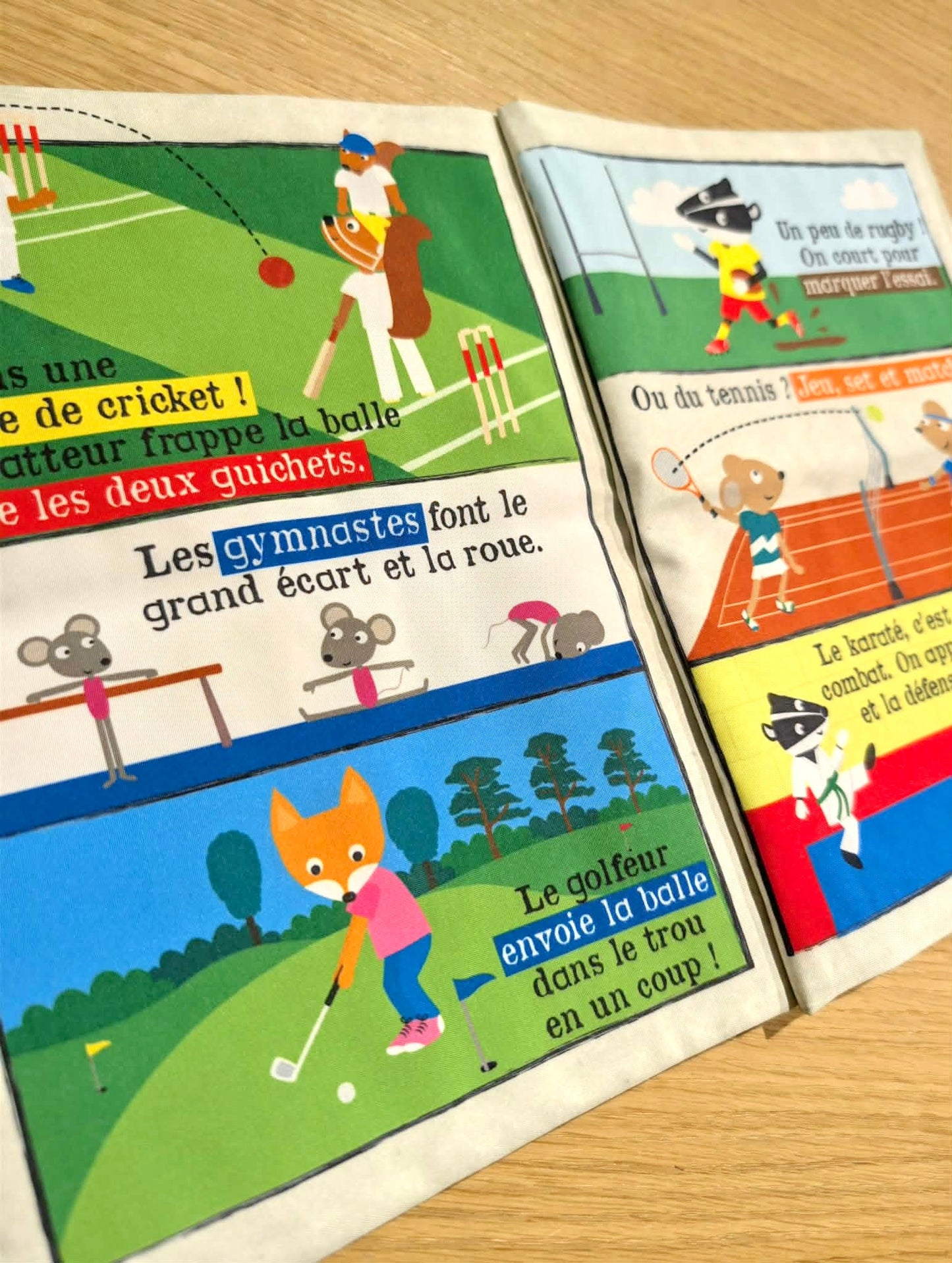 Mon journal en tissu | Les sports