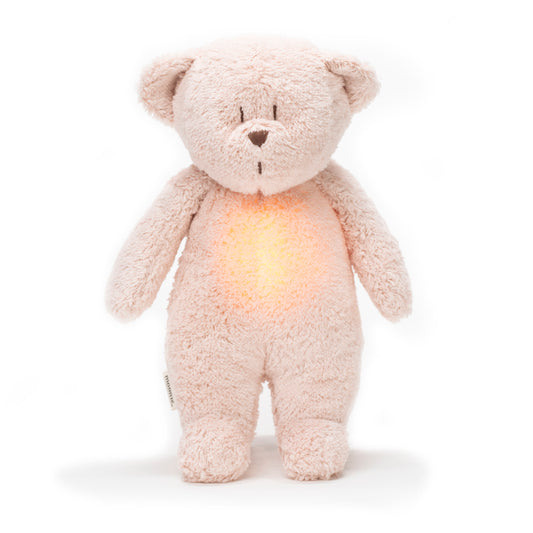 MOONIE - Peluche bruit rose naturel