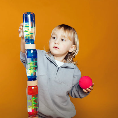 Bouteille sensorielle | Spirale Bleu