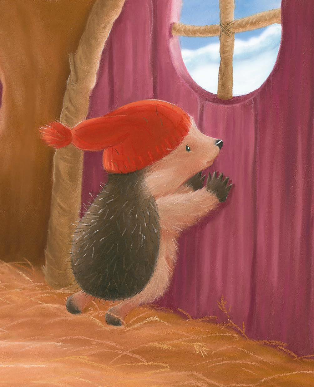 Petit hérisson un réveillon sous la neige