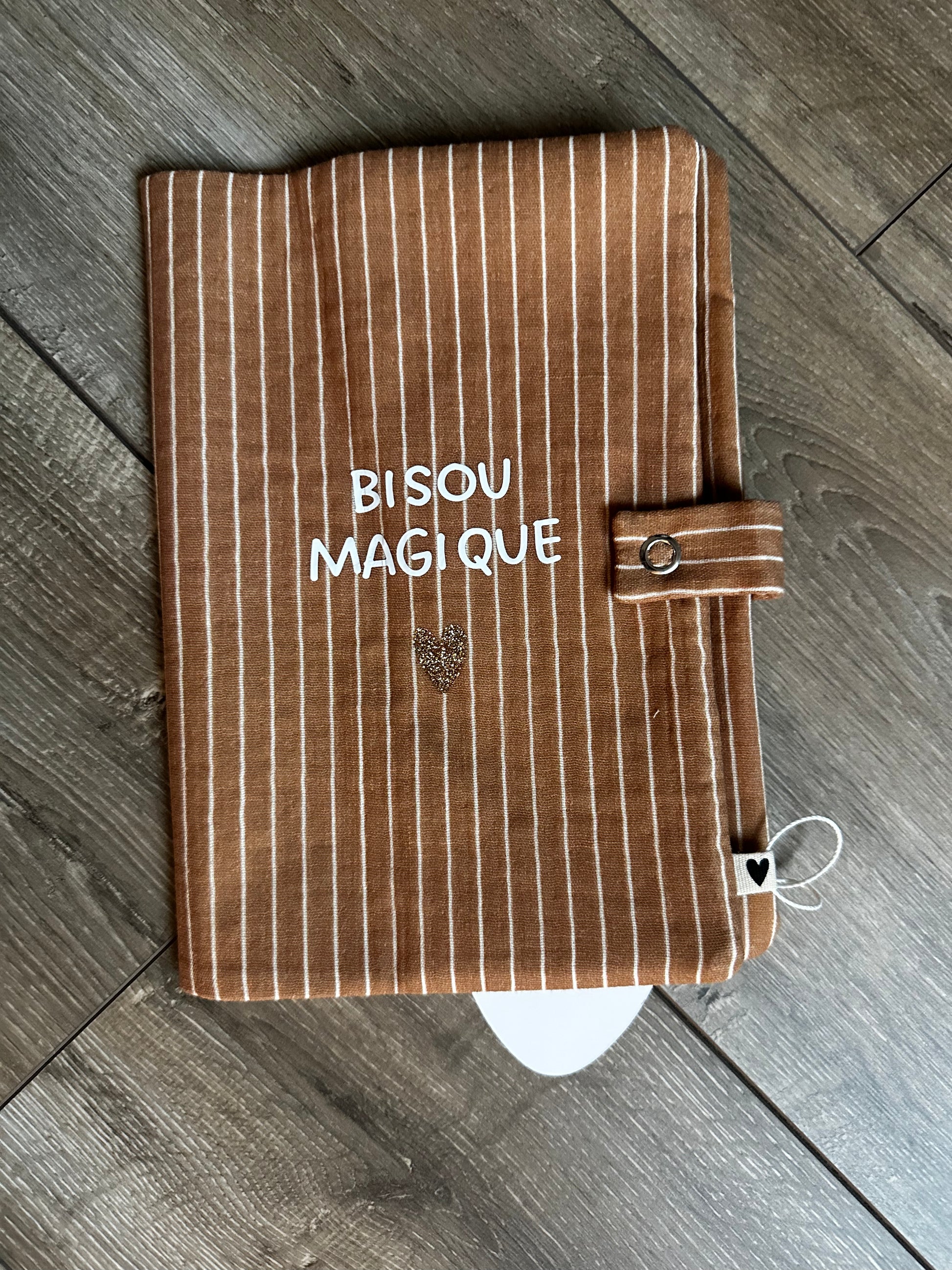 Protège carnet de santé | Rayure fine