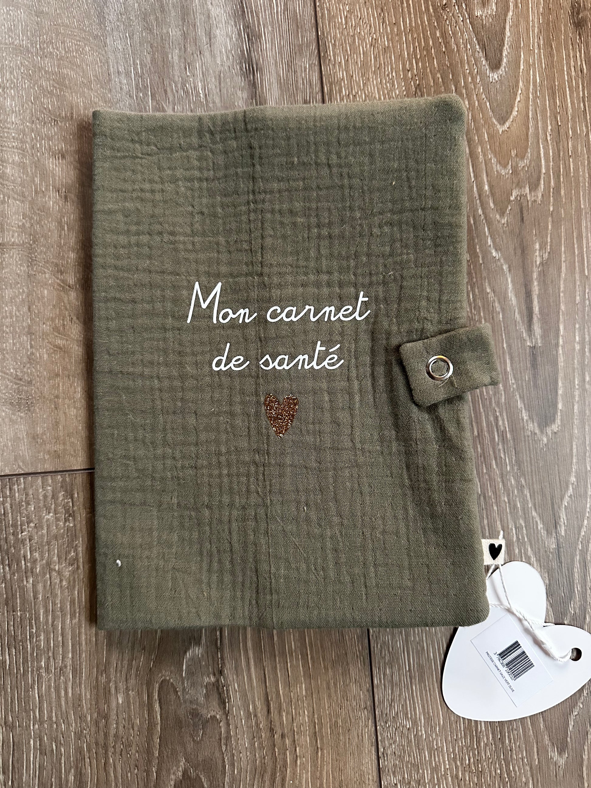 Protège carnet de santé | Vert Olive