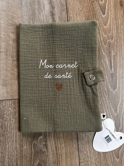 Protège carnet de santé | Vert Olive