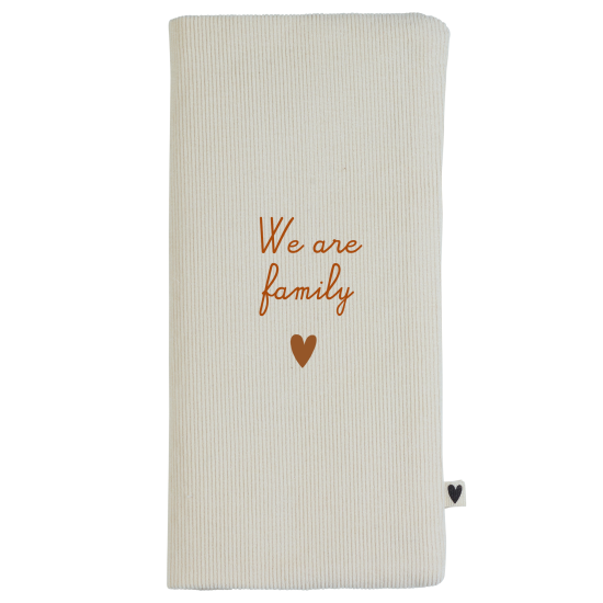 Protège livret de famille | Velours écru
