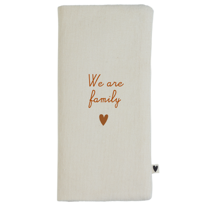 Protège livret de famille | Velours écru