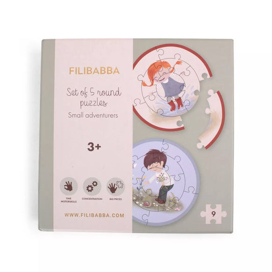 Puzzle Rond I Petits aventuriers