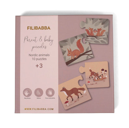 Puzzle pour enfant I Maman & ses bébés Nordique
