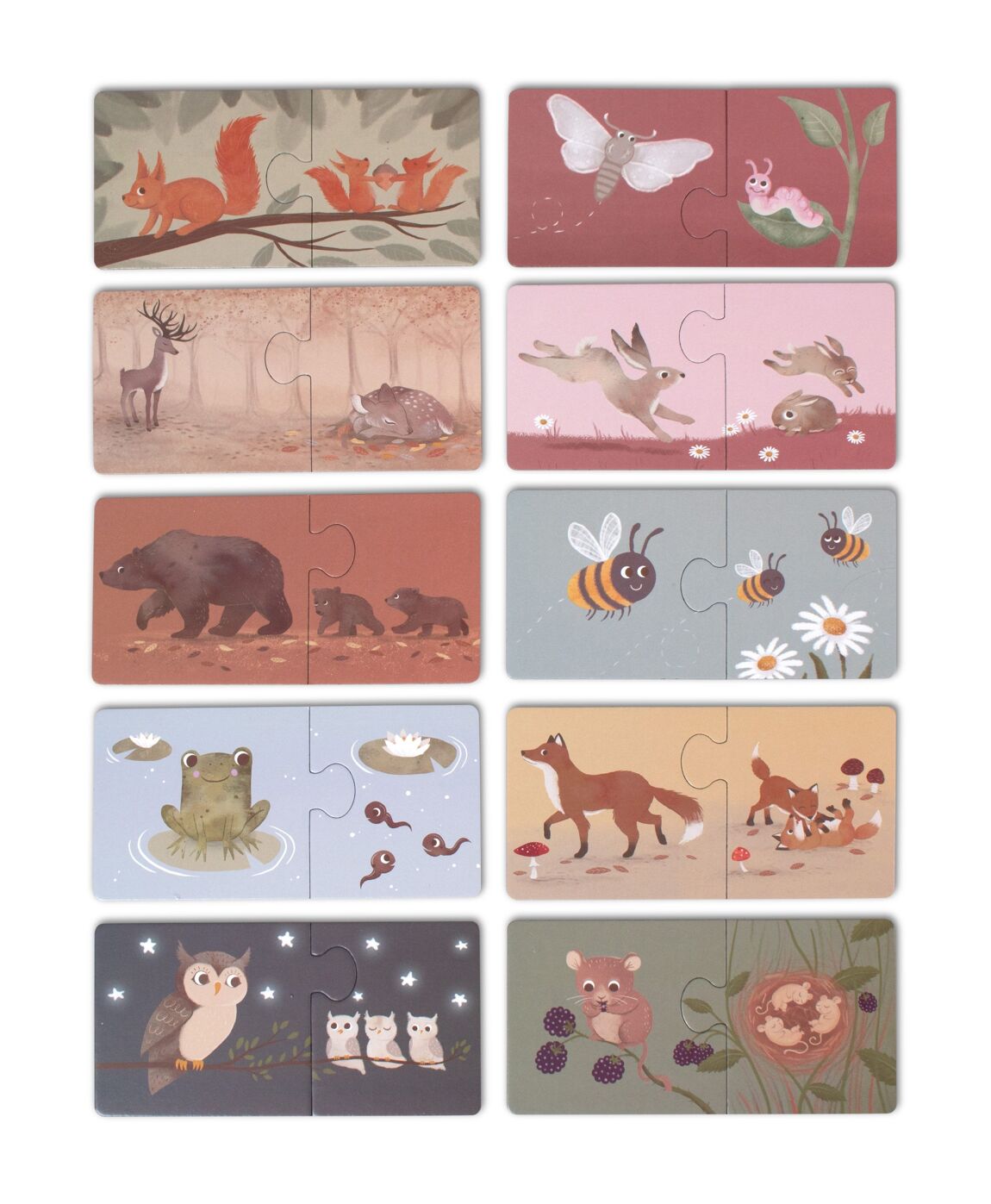 Puzzle pour enfant I Maman & ses bébés Nordique
