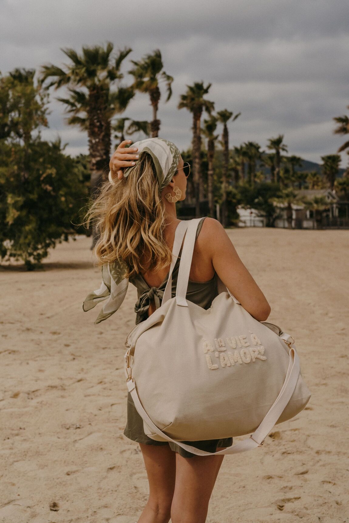 Sac cabas XL I  À la vie à l'amor