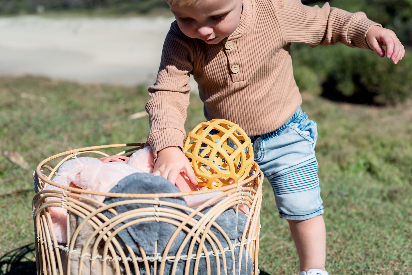 Balle de jeux bébé I Jaune