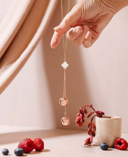 Bola de grossesse pour jumeaux I Olympe Rose Nacre