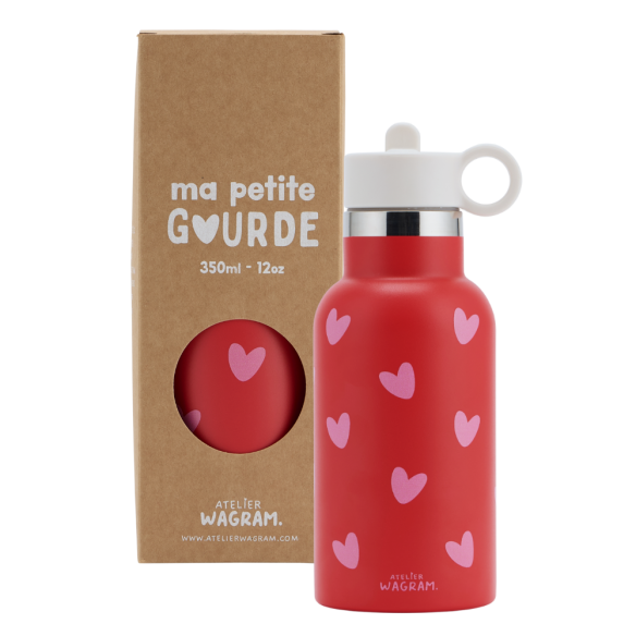 Gourde Inox | Coeur Rose