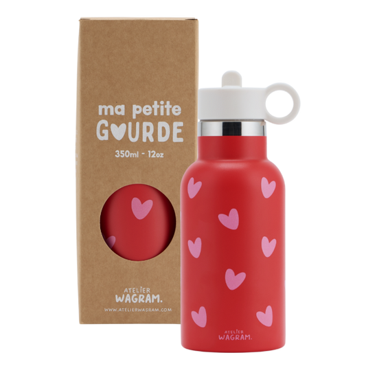Gourde Inox | Coeur Rose