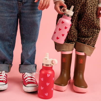 Gourde Inox | Coeur Rose
