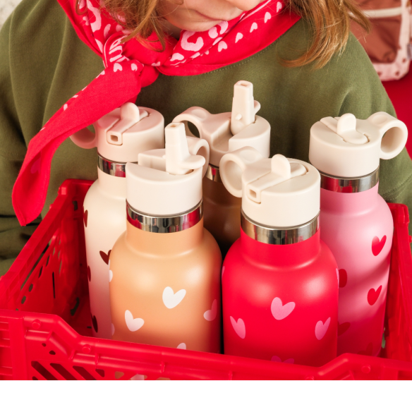 Gourde Inox | Coeur Rose