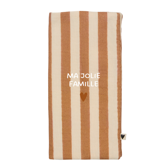 Protège livret de famille |  Rayures épaisses