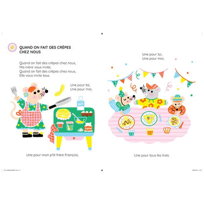 Livres de comptine I Mon recueil de comptines pour toute l'année