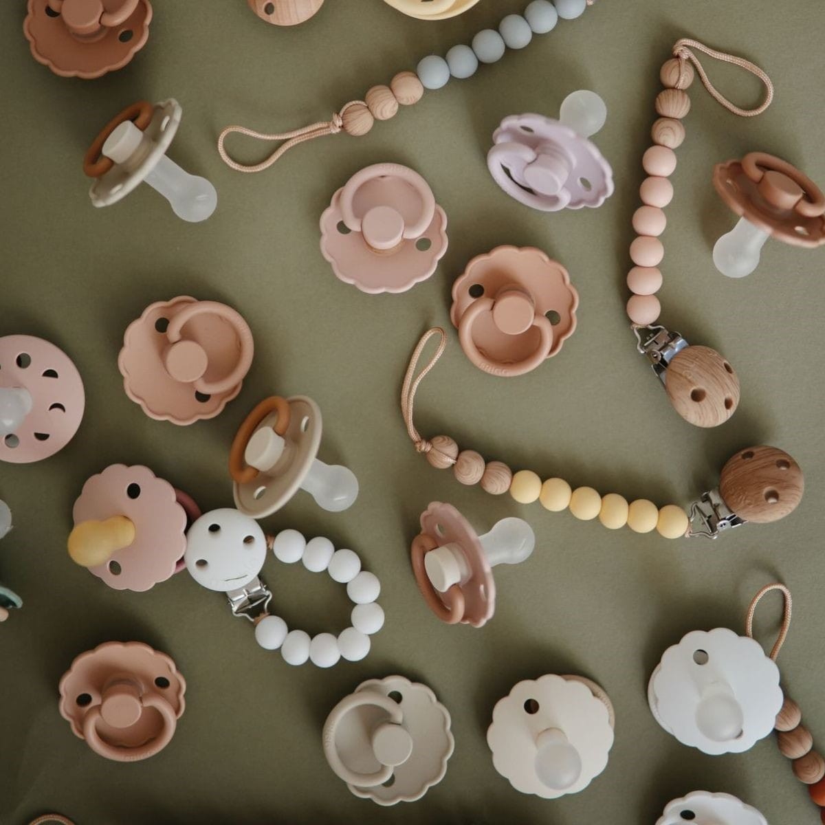 Attache tétine I Jaune