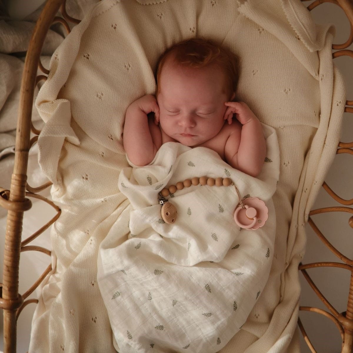 Attache tétine I Pale Taupe