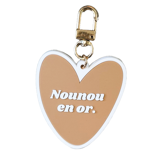 Porte-clé | Nounou en or
