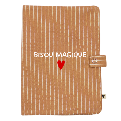 Protège carnet de santé | Rayure fine