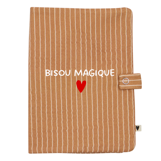 Protège carnet de santé | Rayure fine